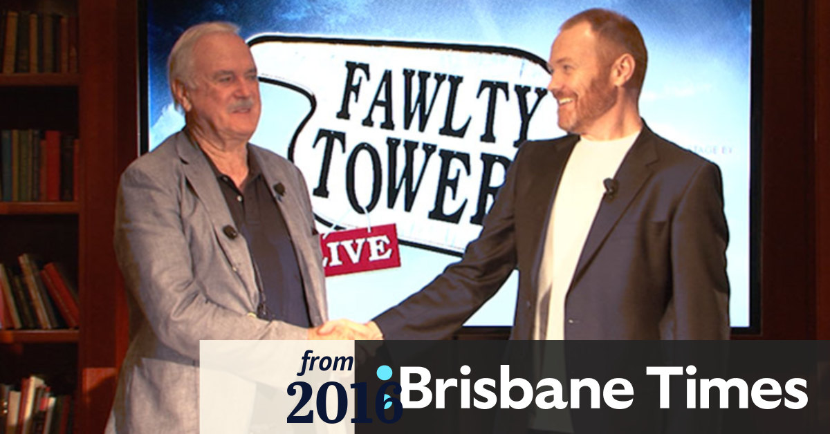 Video John Cleese introduces new Basil Fawlty